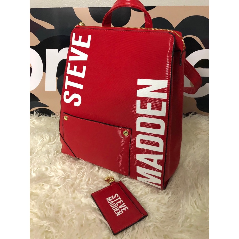 Steve Madden BHART Red Backpack *PRICE FIRM*